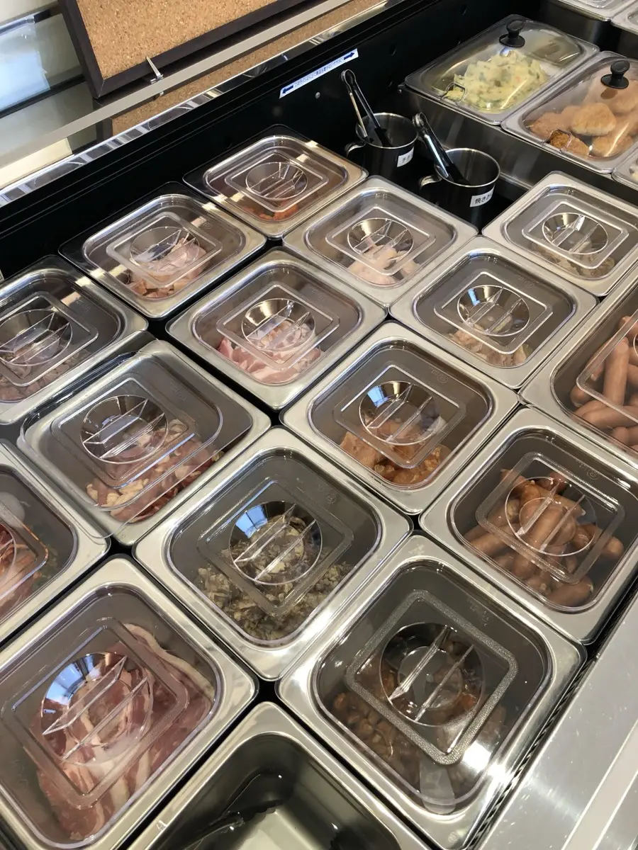 ずらりと並ぶBBQ食材